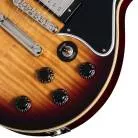 EPIPHONE - LES PAUL SPECIAL DOUBLE CUT FIGURED, BOURBON BURST