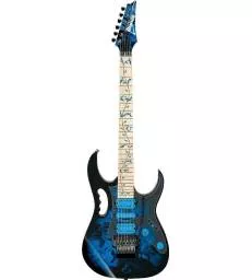 IBANEZ - JEM77PBFP BLUE FLORAL PATTERN (NATURAL TOP)