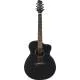 IBANEZ - JGM10BSN BLACK SATIN TOP  NATURAL HIGH GLOSS BACK AND SIDES