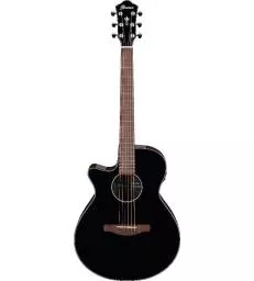 IBANEZ - AEG50LBKH BLACK HIGH GLOSS TOP  NATURAL HIGH GLOSS BACK AND SIDES