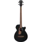 IBANEZ - AEGB24EBKH BLACK HIGH GLOSS TOP  NATURAL HIGH GLOSS BACK AND SIDES