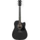 IBANEZ - AW247CEWKH WEATHERED BLACK OPEN PORE TOP  OPEN PORE NATURAL BACK AND SIDES