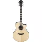 IBANEZ - AE390NTA NATURAL HIGH GLOSS TOP  AQUA BLUE HIGH GLOSS BACK AND SIDES