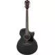 IBANEZ - AE140WKH WEATHERED BLACK OPEN PORE TOP  OPEN PORE NATURAL BACK AND SIDES