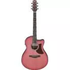 IBANEZ - AAM50CECRO CORAL RED BURST OPEN PORE TOP  NATURAL OPEN PORE BACK AND SIDES