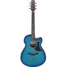 IBANEZ - AAM50CESBO SAPPHIRE BLUE BURST OPEN PORE TOP  NATURAL OPEN PORE BACK AND SIDES