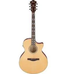 IBANEZ - AE170NTR NATURAL HIGH GLOSS TOP  TRANSPARENT RED HIGH GLOSS BACK AND SIDES