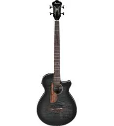 IBANEZ - AEGB25ETKH TRANSPARENT BLACK SUNBURST HIGH GLOSS TOP  NATURAL HIGH GLOSS BACK AND SIDES