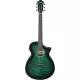 IBANEZ - AEWC16QATEH TRANSPARENT EMERALD BURST HIGH GLOSS TOP  DARK BROWN HIGH GLOSS BACK AND SIDES