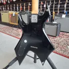 BC RICH - KERRY KING  METAL MASTER WARLOCK BLACK WITH SILVER BLADE+ HOUSSE