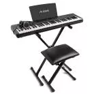ALESIS - PIANO PORTABLE 61 TOUCHES  HAUT-PARLEURS INTEGRES  STAND  CASQUE  PEDALE SUSTAIN