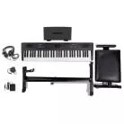 ALESIS - PIANO PORTABLE 61 TOUCHES  HAUT-PARLEURS INTEGRES  STAND  CASQUE  PEDALE SUSTAIN