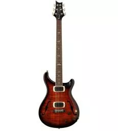 PRS GUITARS - SE ED SHEERAN FLAT BACK HB I BARITONE PIEZO ORANGTE TIGER SMOKEBURST