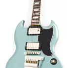 EPIPHONE - 1964 SG STANDARD WITH MAESTRO VIBROLA REISSUE ANTIQUE PELHAM BLUE