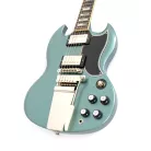 EPIPHONE - 1964 SG STANDARD WITH MAESTRO VIBROLA REISSUE ANTIQUE PELHAM BLUE