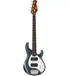 STERLING BY MUSIC MAN - STINGRAY35 - CHARCOAL FROST - 5 CORDES 2 HUMBUCKERS