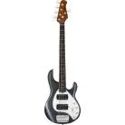 STERLING BY MUSIC MAN - STINGRAY35 - CHARCOAL FROST - 5 CORDES 2 HUMBUCKERS