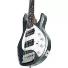 STERLING BY MUSIC MAN - STINGRAY35 - CHARCOAL FROST - 5 CORDES 2 HUMBUCKERS