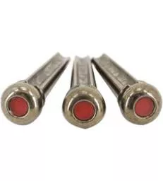MARTIN - SET DE CHEVILLES LIQUID METAL GOLD  POINT ROUGE