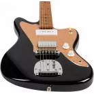 JET GUITARS - JJ350 BLACK - HP90 H+P-90