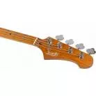 JET GUITARS - JJB 300 BLACK - MANCHE ERABLE TORREFIE