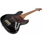 JET GUITARS - JJB 300 BLACK - MANCHE ERABLE TORREFIE