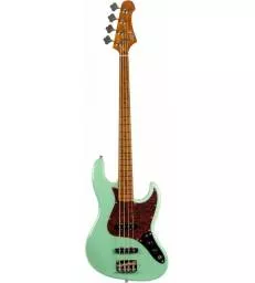 JET GUITARS - JJB 300 SEA FOAM GREEN - BOIS TORREFIE