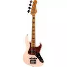 JET GUITARS - JJB 300 TRAVEL PINK - ERABLE TORREFIE
