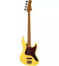 JET GUITARS - JJB 300 VINTAGE YELLOW - BOIS TORREFIE