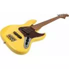 JET GUITARS - JJB 300 VINTAGE YELLOW - BOIS TORREFIE