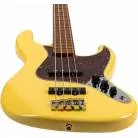 JET GUITARS - JJB 300 VINTAGE YELLOW - BOIS TORREFIE