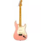 JET GUITARS - JS 300 - MANCHE ERABLE TORREFIE - BURGUNDY PINK