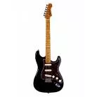 JET GUITARS - JS 300 BLACK - MANCHE ERABLE TORREFIE