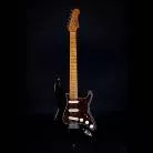 JET GUITARS - JS 300 BLACK - MANCHE ERABLE TORREFIE