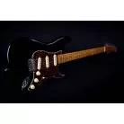 JET GUITARS - JS 300 BLACK - MANCHE ERABLE TORREFIE