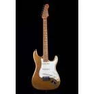 JET GUITARS - JS 300 GOLD - MANCHE ERABLE TORREFIE
