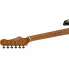 JET GUITARS - JS 300 MINI BLACK - MANCHE ERABLE TORREFIE