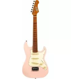 JET GUITARS - JS 300 MINI SHELL PINK - MANCHE TORREFIE