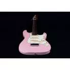 JET GUITARS - JS 300 MINI SHELL PINK - MANCHE TORREFIE