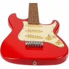 JET GUITARS - JS 300 MINI RED - MANCHE ERABLE TORREFIE