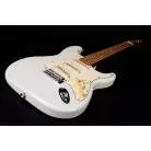 JET GUITARS - JS 300 OLYMPIC WHITE - MANCHE ERABLE TORREFIE