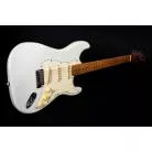 JET GUITARS - JS 300 OLYMPIC WHITE - MANCHE ERABLE TORREFIE