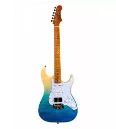 JET GUITARS - JS 450 HSS TRANSPARENT BLUE