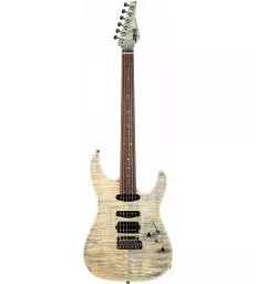 JET GUITARS - JS 45 INDIGO GRAY ERABLE FLAMME