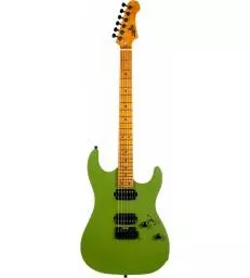 JET GUITARS - JS 500 VERT SATINE - VIBRATO WILKINSON