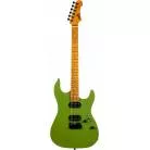 JET GUITARS - JS 500 VERT SATINE - VIBRATO WILKINSON
