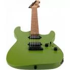JET GUITARS - JS 500 VERT SATINE - VIBRATO WILKINSON