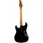 JET GUITARS - JS 800 RELIC BLACK - MANCHE ERABLE TORREFIE