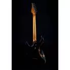 JET GUITARS - JS 800 RELIC BLACK - MANCHE ERABLE TORREFIE