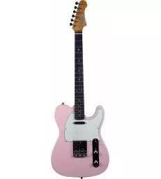 JET GUITARS - JT 300 SHELL PINK - MANCHE ERABLE TORREFIE